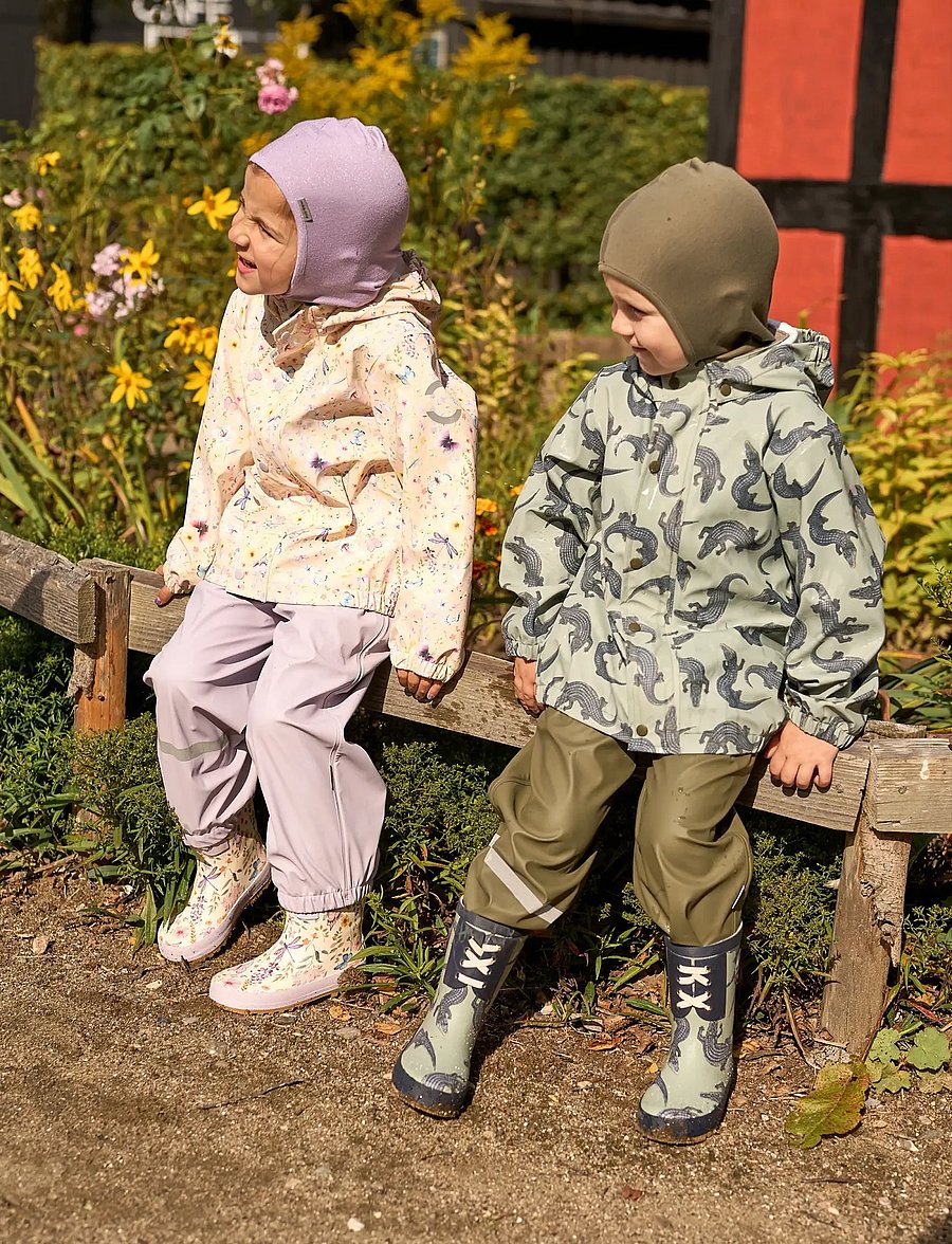 mikk-line - Wellies AOP - ungefütterte gummistiefel - butterfly aop - 5