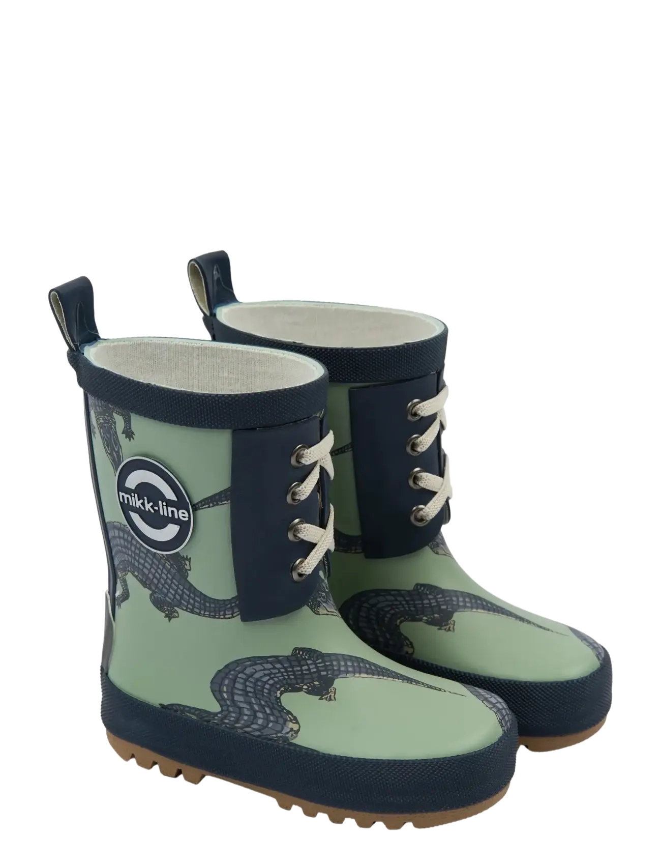 mikk-line Wellies AOP - Shoes - CROCO AOP / navy