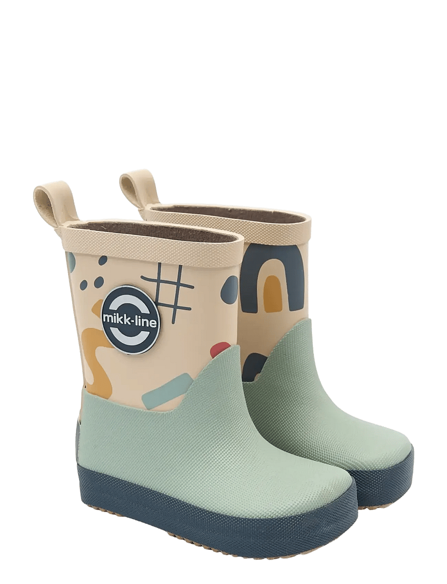 mikk-line - Wellies AOP - Barefoot - Ófóðruð gúmmístígvél - retro aop - 1