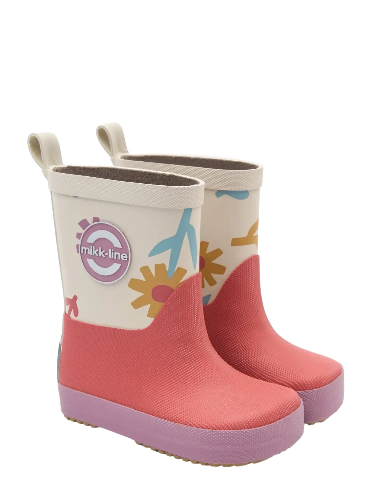 mikk-line Wellies AOP - Barefoot - Shoes - RETRO FLOWER AOP / multi