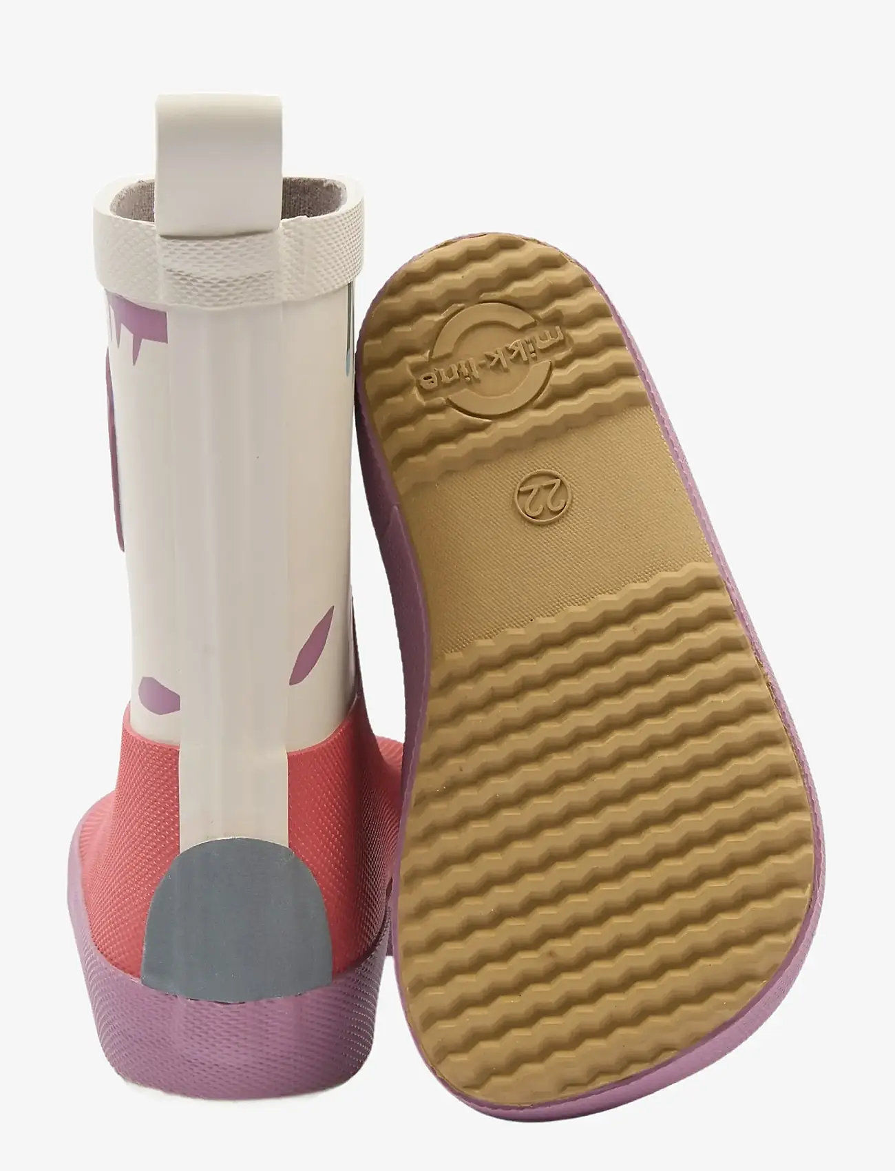 mikk-line - Wellies AOP - Barefoot - ofodrade gummistövlar - retro flower aop - 3