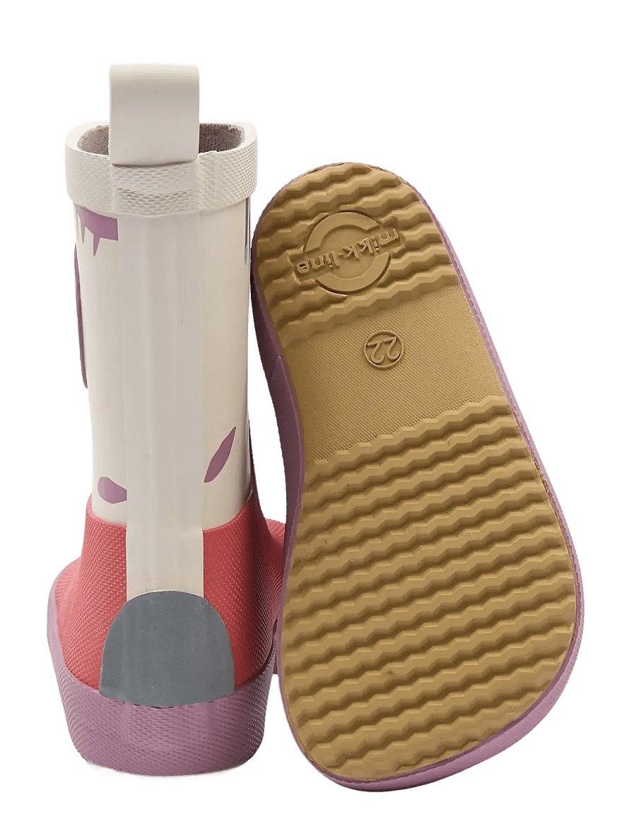 mikk-line - Wellies AOP - Barefoot - gummistøvler uden for - retro flower aop - 3