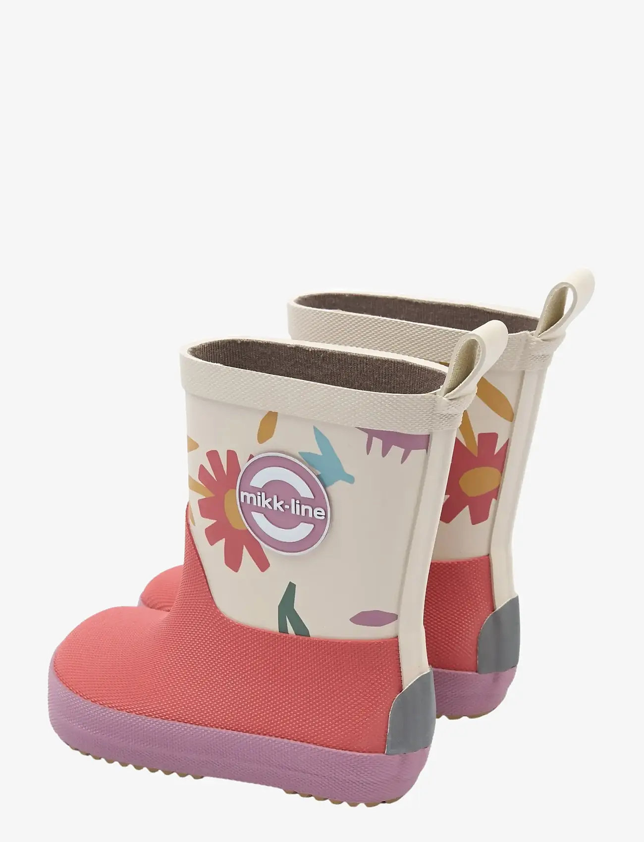 mikk-line - Wellies AOP - Barefoot - ofodrade gummistövlar - retro flower aop - 4