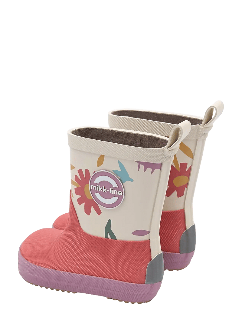 mikk-line - Wellies AOP - Barefoot - ofodrade gummistövlar - retro flower aop - 4