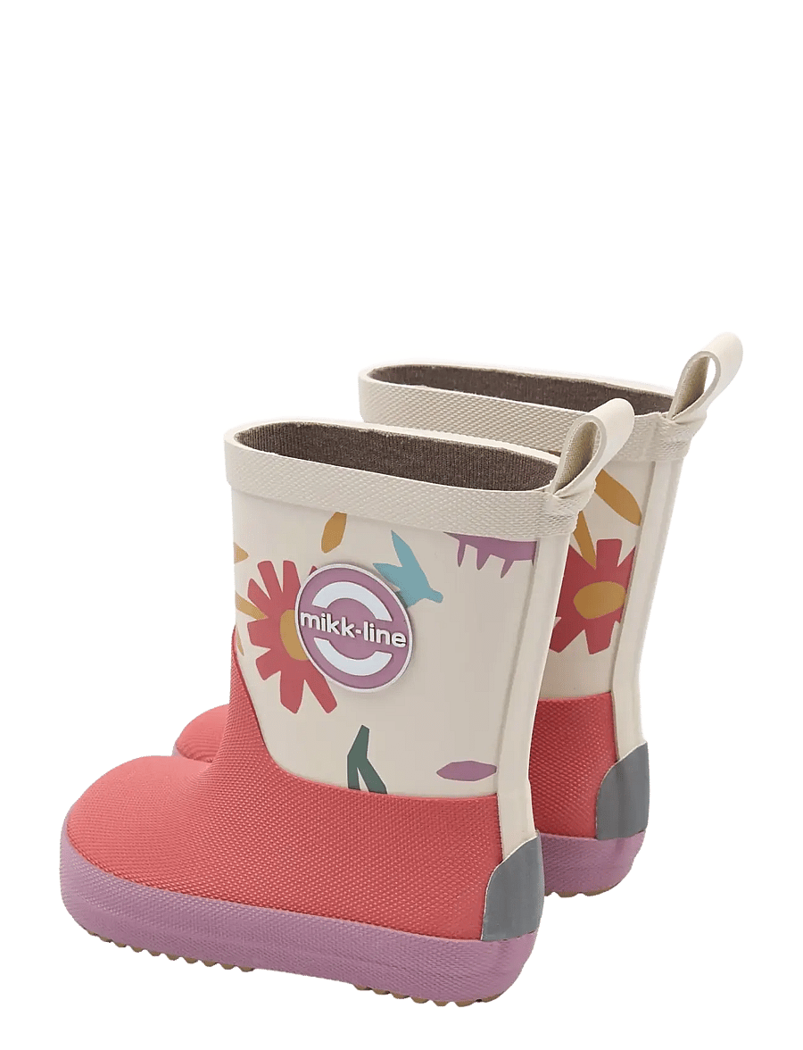 mikk-line - Wellies AOP - Barefoot - gummistøvler uden for - retro flower aop - 4