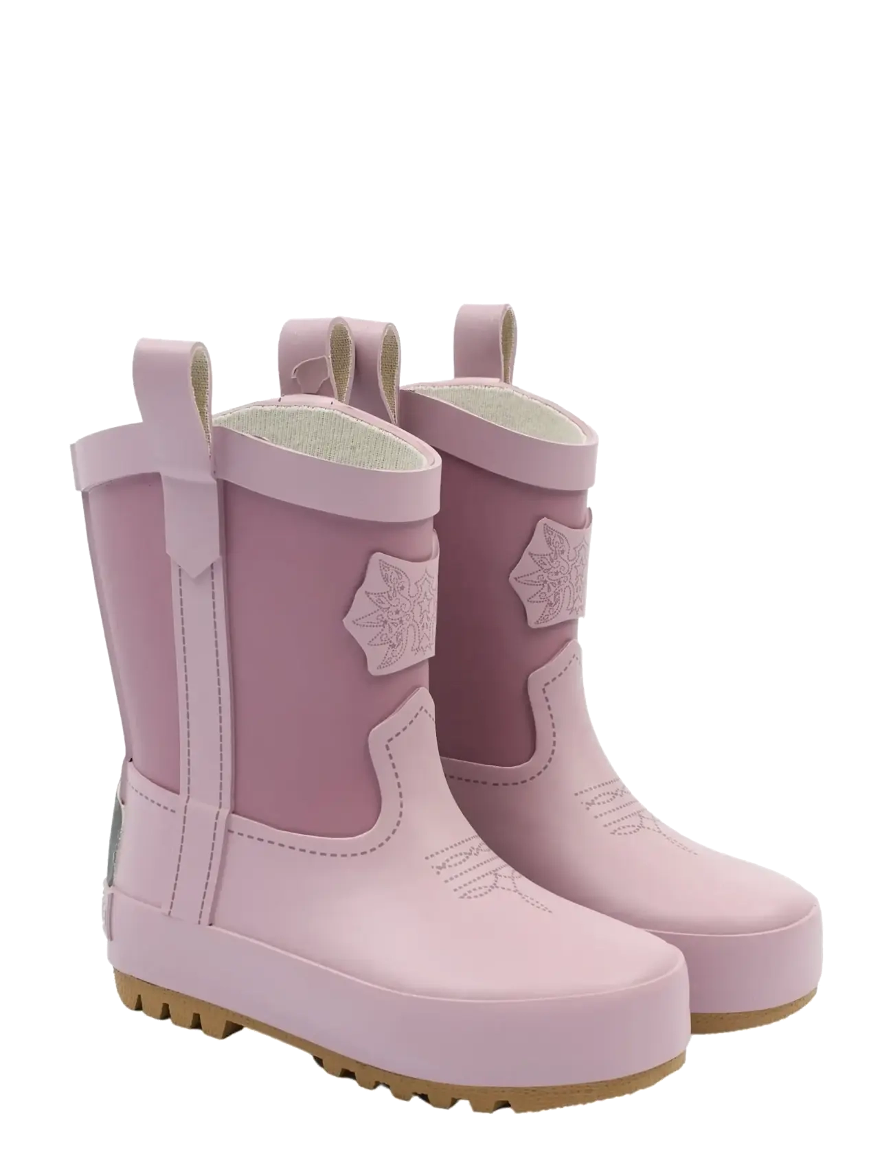 MIKK-LINE Wellies Cowgirl Stiefel Pink - 34 - Kinder