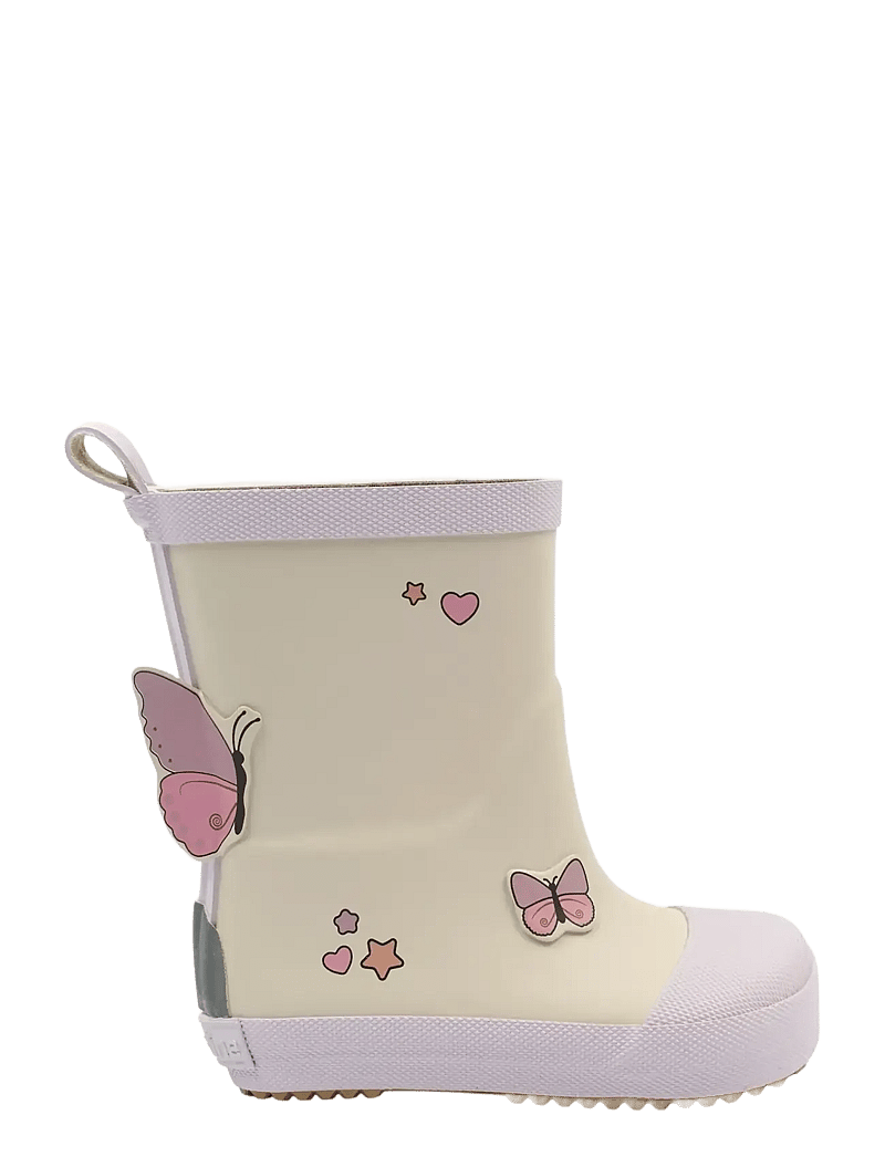 mikk-line - Wellies Butterfly - Barefoot - ofodrade gummistövlar - oyster gray - 2