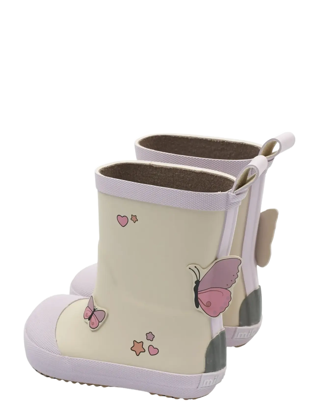 mikk-line - Wellies Butterfly - Barefoot - oyster gray - 4