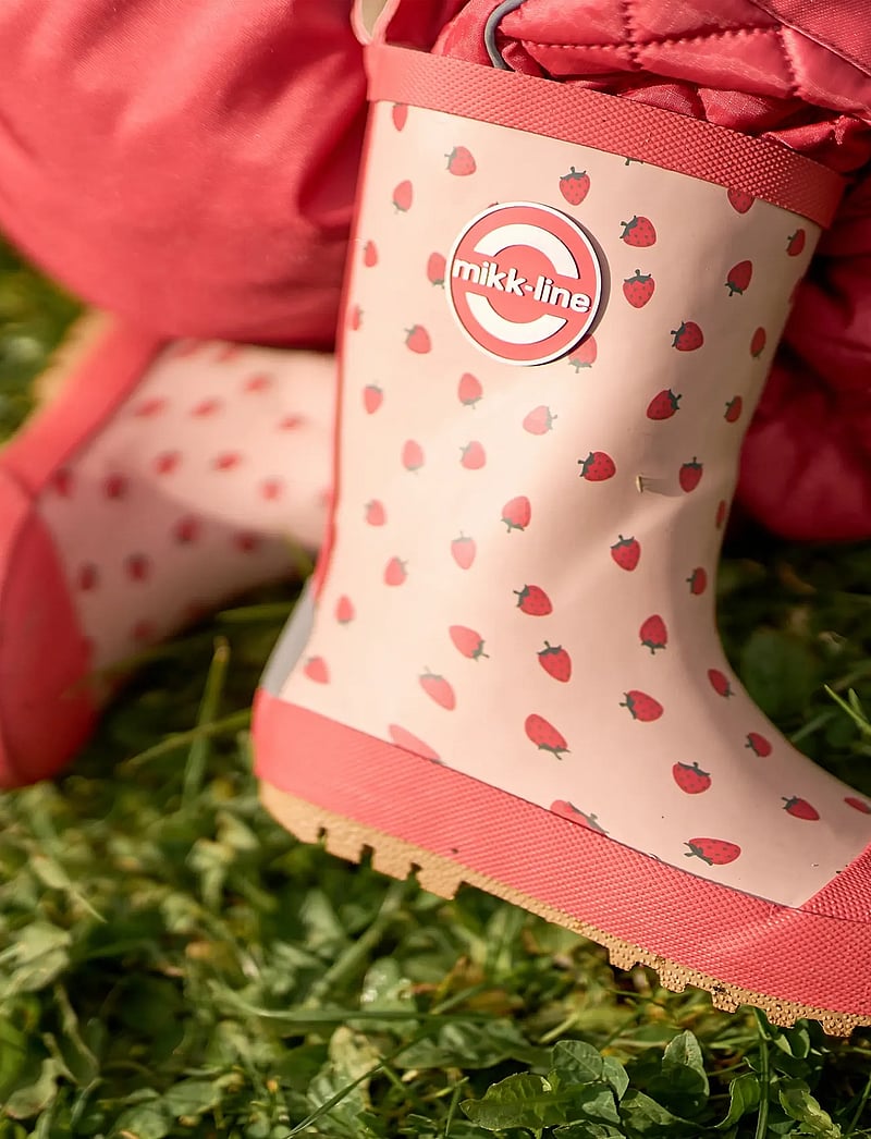 mikk-line - Wellies AOP - ungefütterte gummistiefel - strawberry aop - 0
