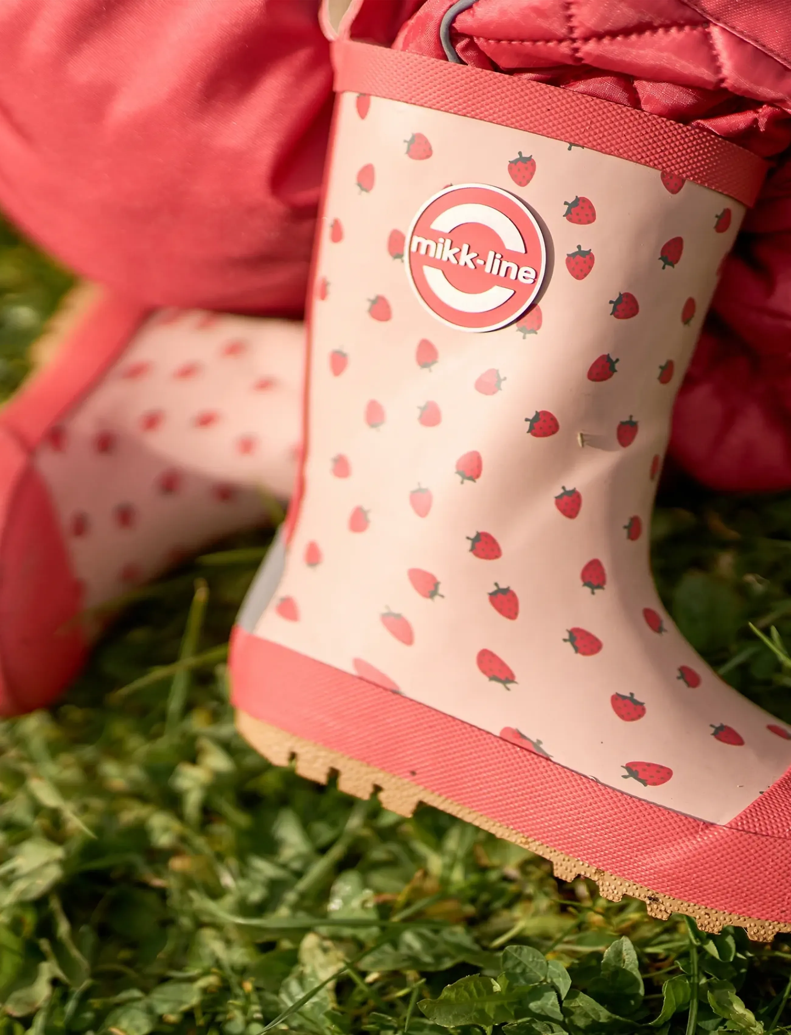 mikk-line - Wellies AOP - ungefütterte gummistiefel - strawberry aop - 0