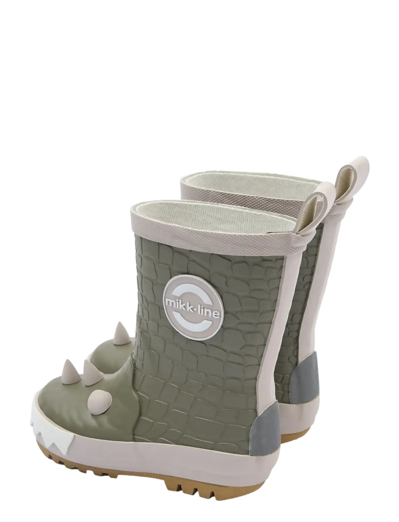 mikk-line - Wellies 3D Dragon - rubberlaarzen zonder voering - dusty olive - 4