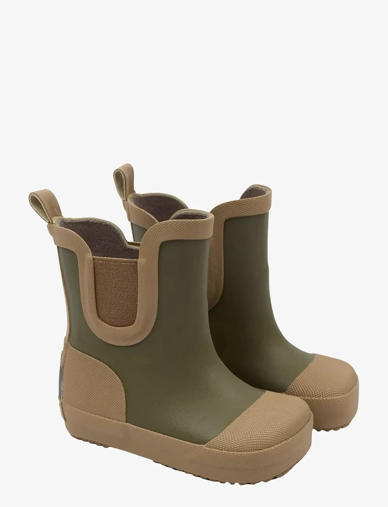 mikk-line - Wellies Short - Barefoot - gummistøvler uden for - dusty olive - 1