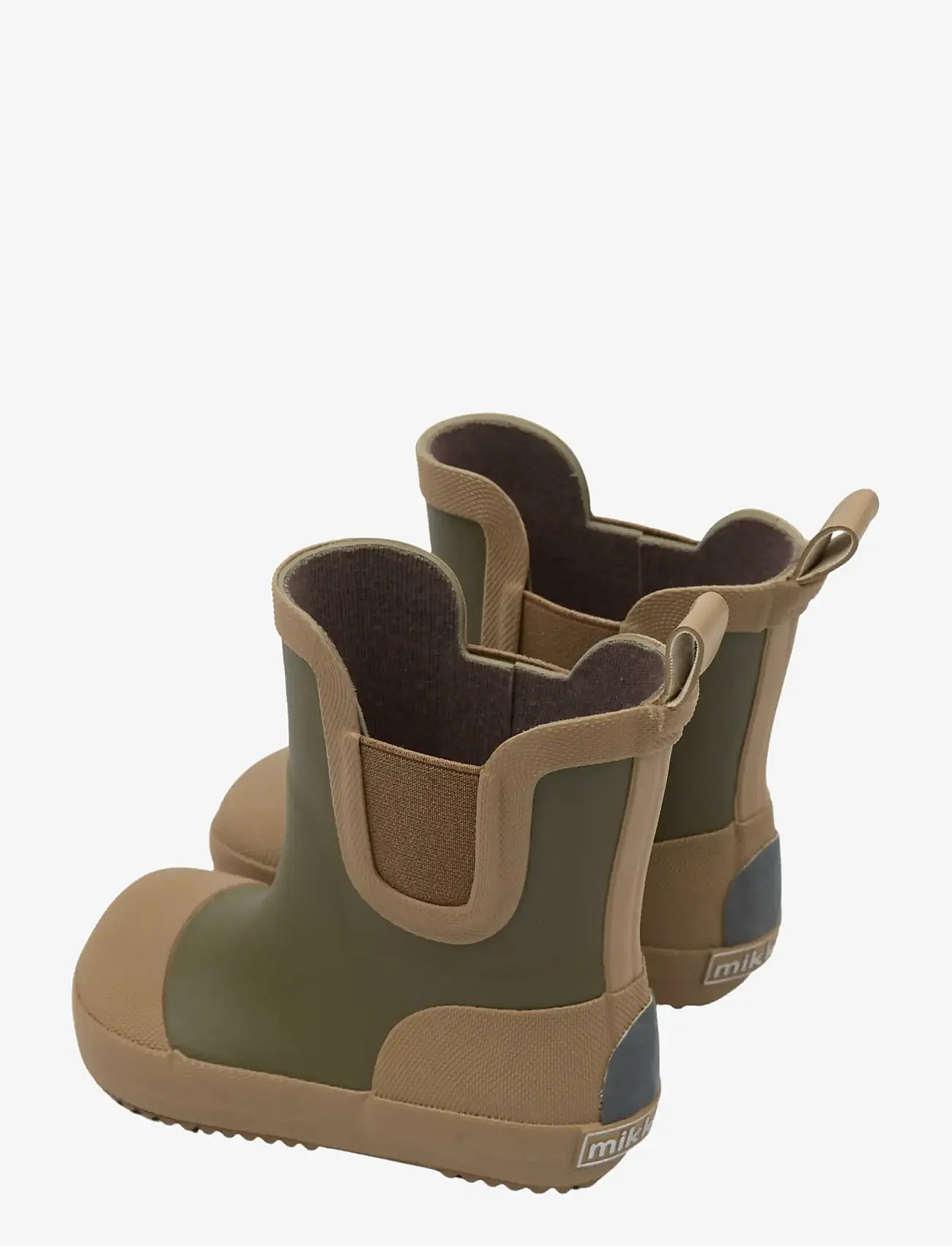 mikk-line - Wellies Short - Barefoot - gummistøvler uden for - dusty olive - 4