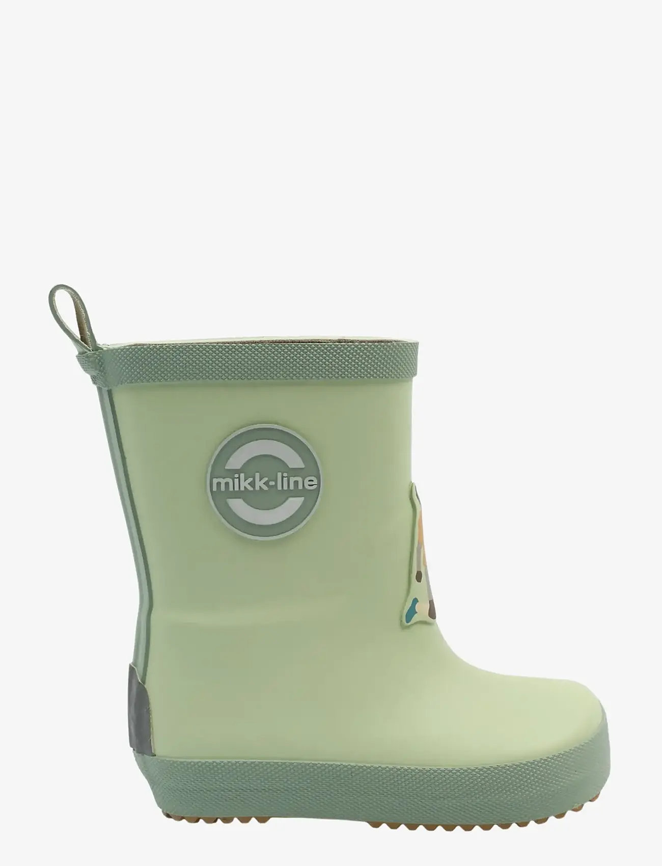 mikk-line - Wellies 3D Patch - Barefoot - voodrita kummikud - smoke green - 1