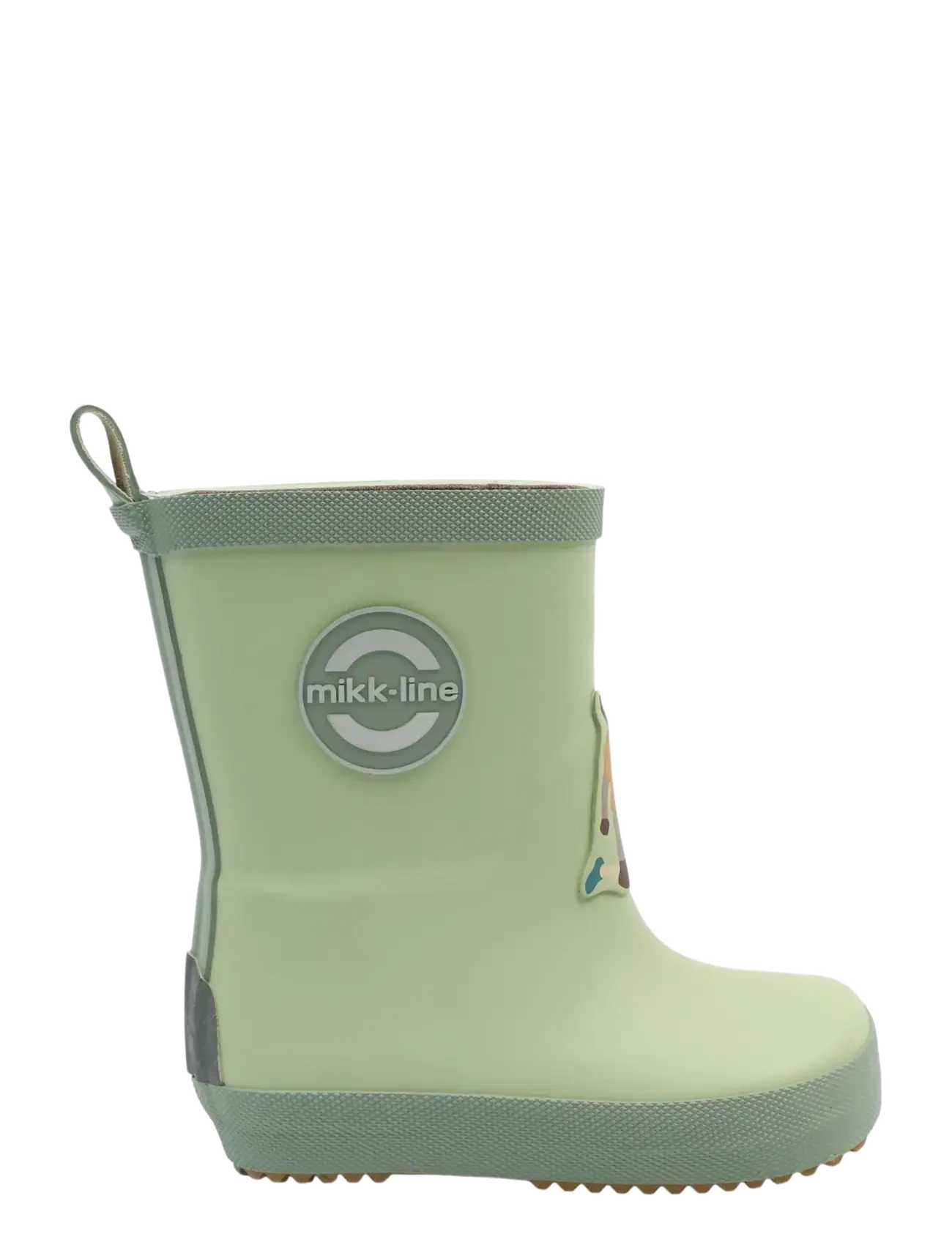 mikk-line - Wellies 3D Patch - Barefoot - ungefütterte gummistiefel - smoke green - 1