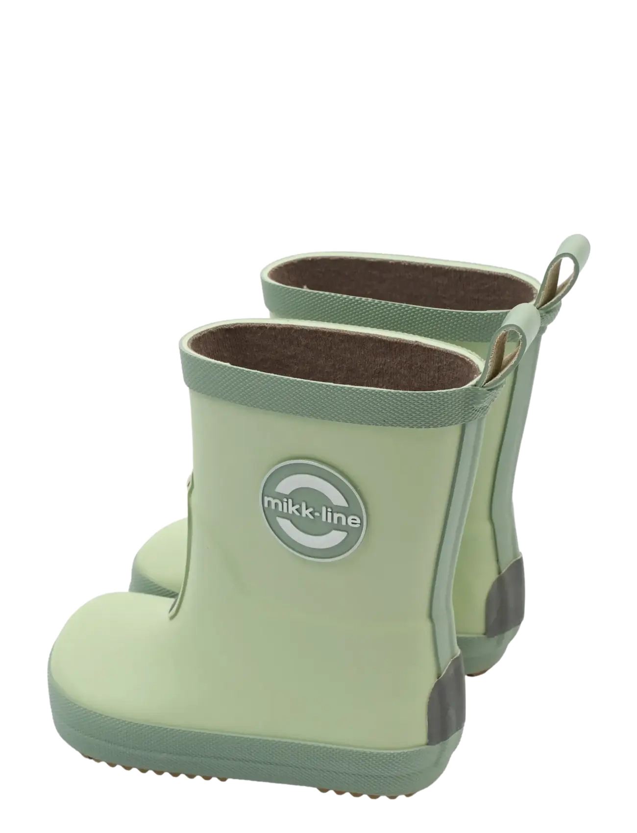 mikk-line - Wellies 3D Patch - Barefoot - ungefütterte gummistiefel - smoke green - 3