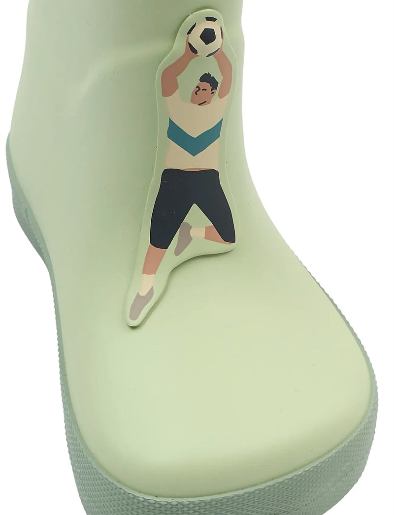 mikk-line - Wellies 3D Patch - Barefoot - voodrita kummikud - smoke green - 5