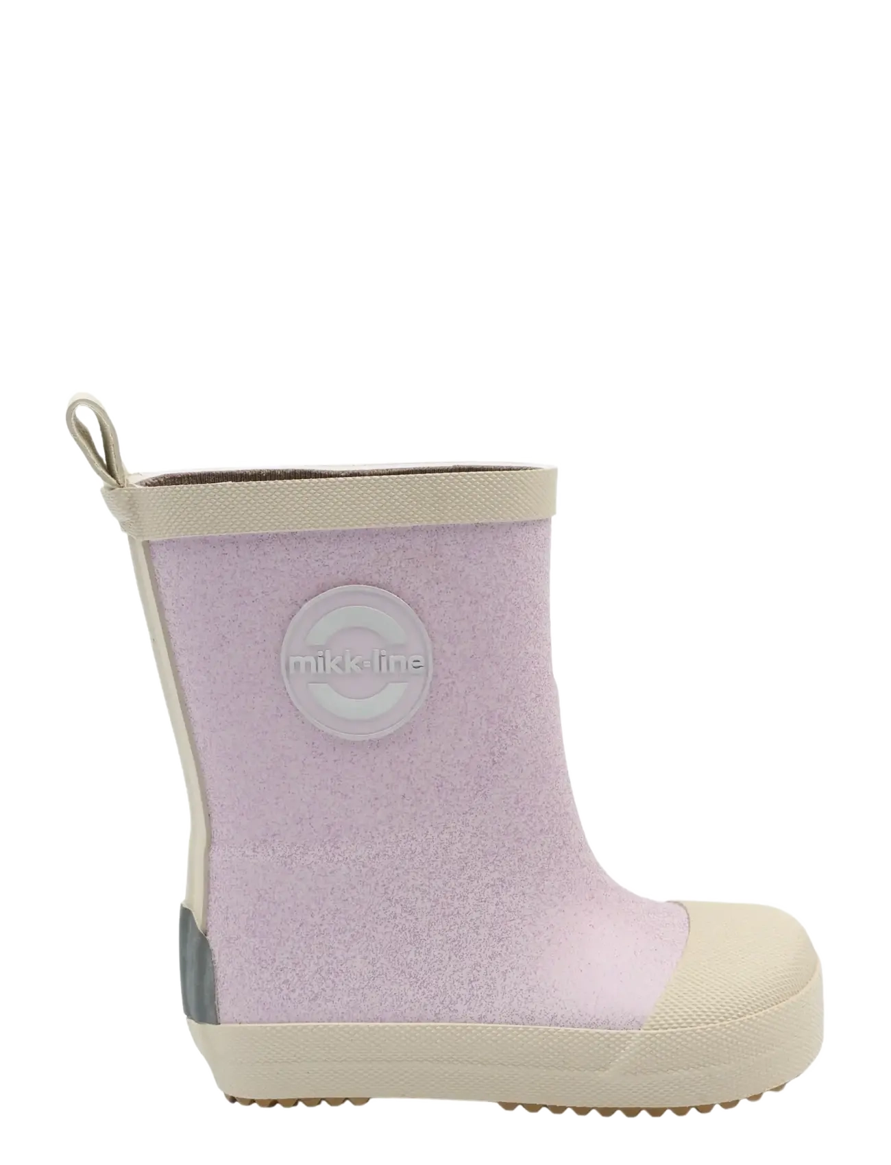 mikk-line - Wellies Glitter - Barefoot - gummistøvler uden for - thistle - 1