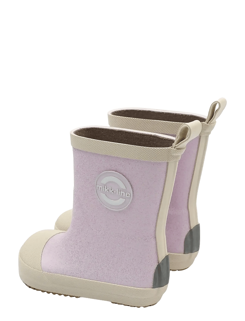 mikk-line - Wellies Glitter - Barefoot - gummistøvler uden for - thistle - 3