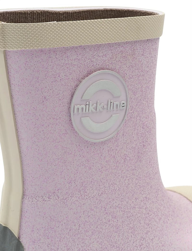 mikk-line - Wellies Glitter - Barefoot - gummistøvler uden for - thistle - 4