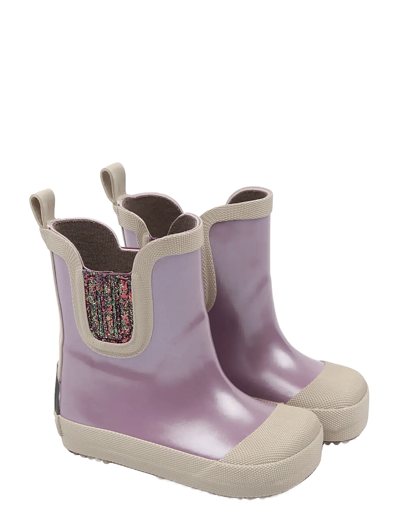 mikk-line - Wellies Short Metallic - Barefoot - gummistøvler uden for - mauve shadows - 0