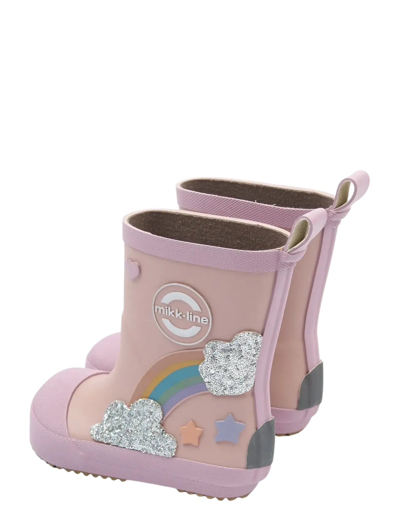 mikk-line - Wellies Rainbow patch - Barefoot - voodrita kummikud - adobe rose - 4