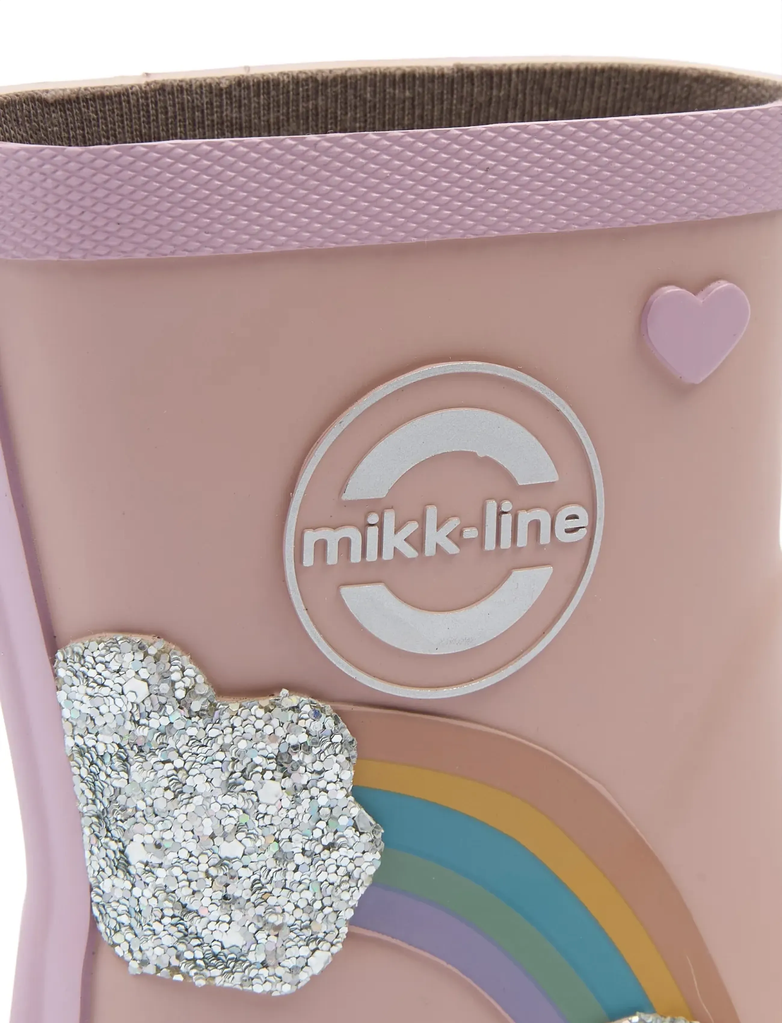 mikk-line - Wellies Rainbow patch - Barefoot - voodrita kummikud - adobe rose - 5