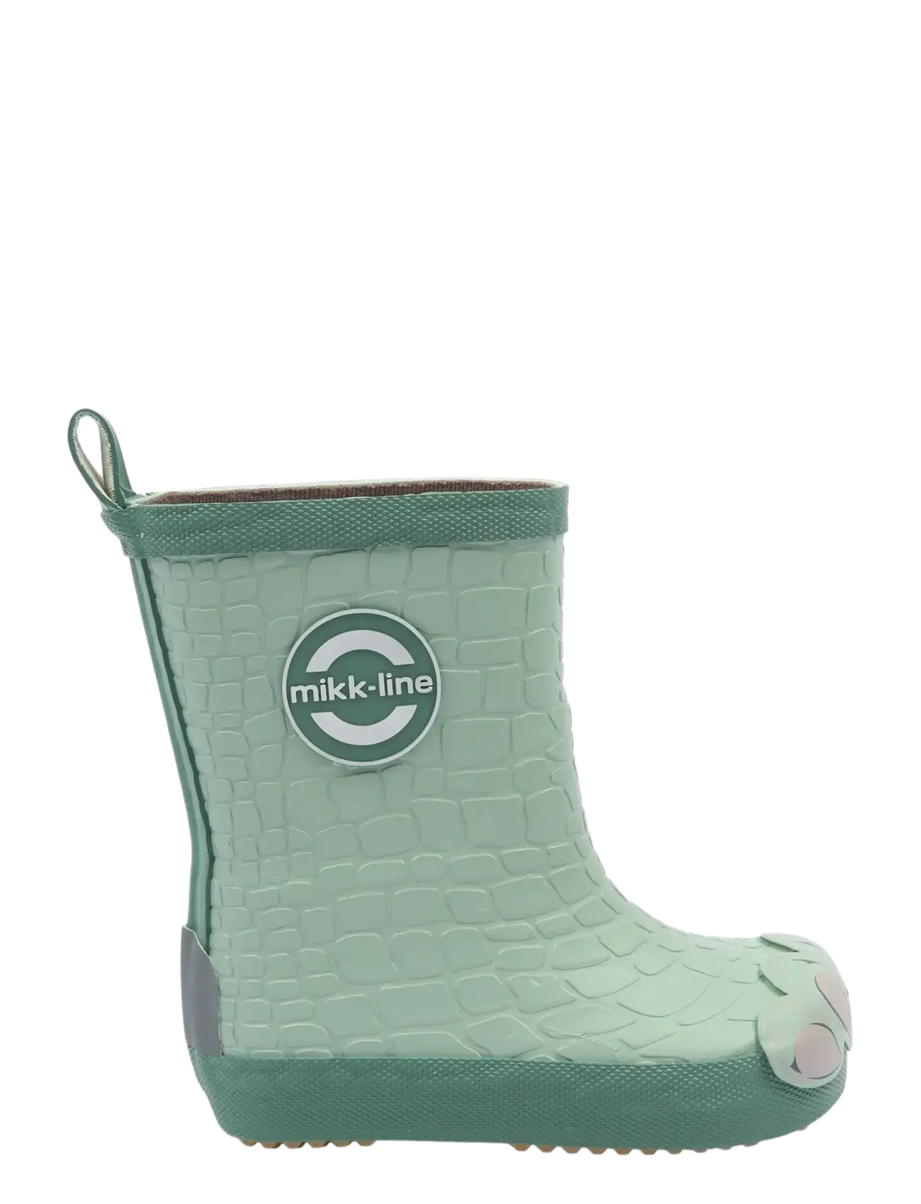 mikk-line - Wellies Dragon - Barefoot - gummistøvler uten linjer - green milieu - 1