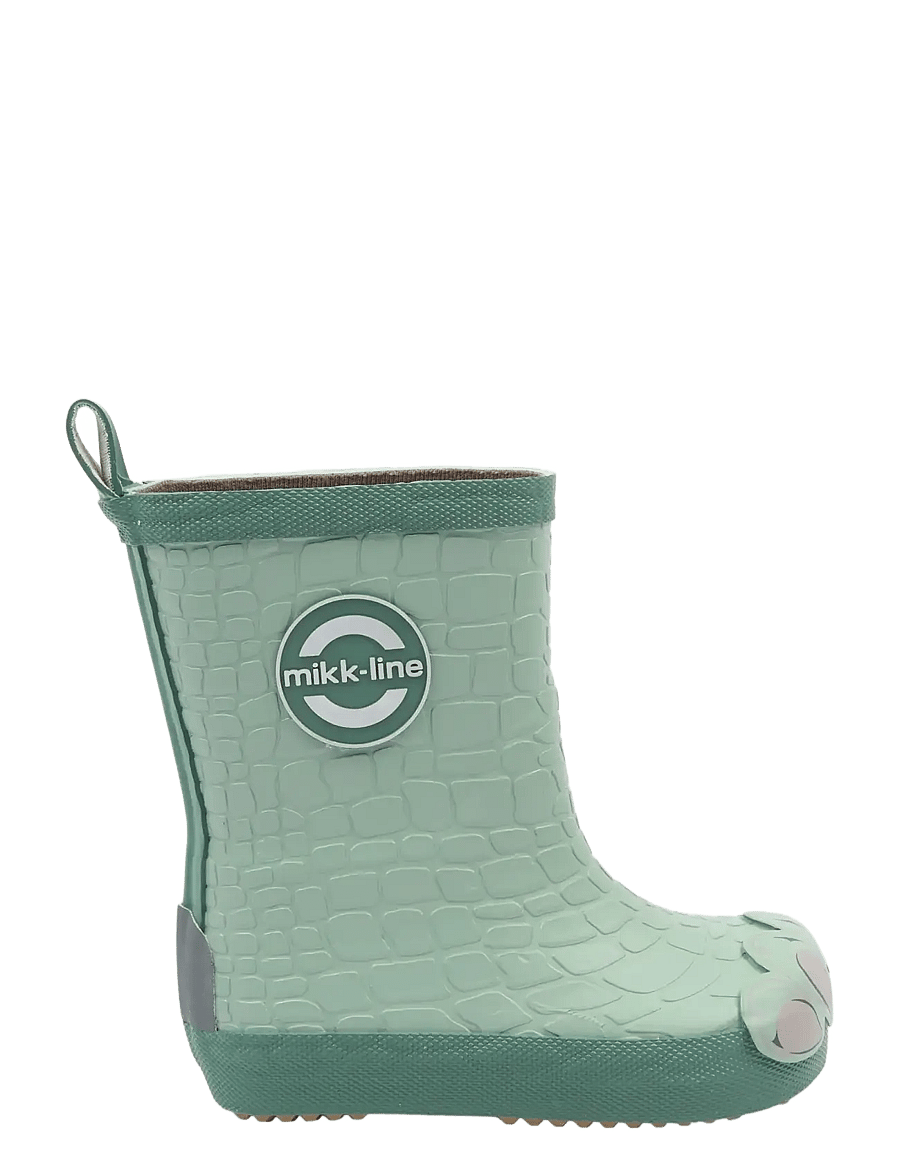 mikk-line - Wellies Dragon - Barefoot - ungefütterte gummistiefel - green milieu - 1