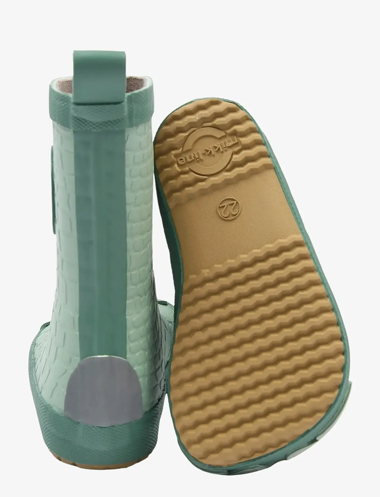 mikk-line - Wellies Dragon - Barefoot - ungefütterte gummistiefel - green milieu - 2