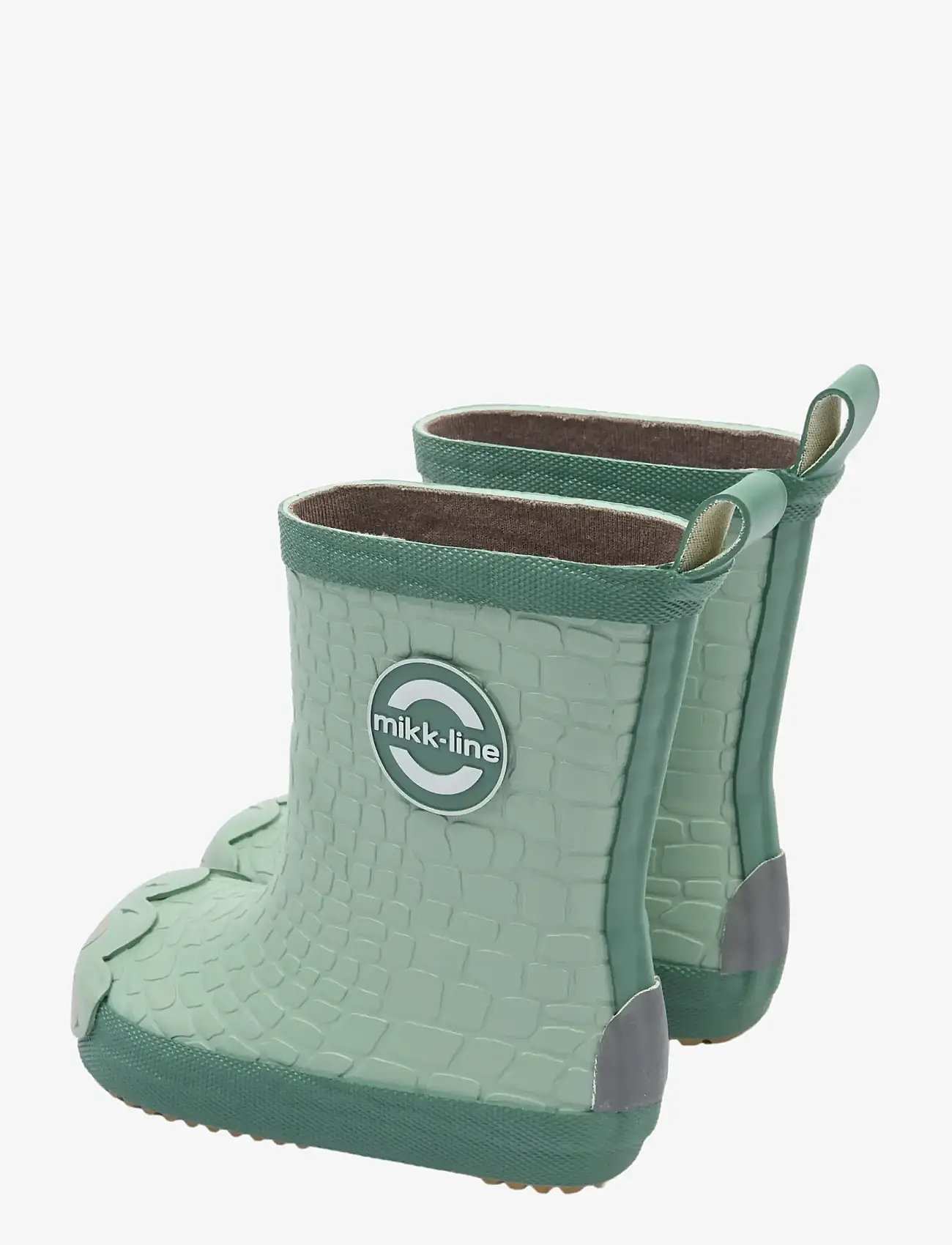 mikk-line - Wellies Dragon - Barefoot - ungefütterte gummistiefel - green milieu - 3