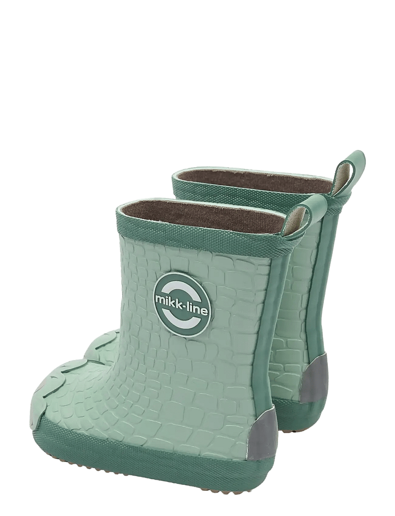 mikk-line - Wellies Dragon - Barefoot - ungefütterte gummistiefel - green milieu - 3