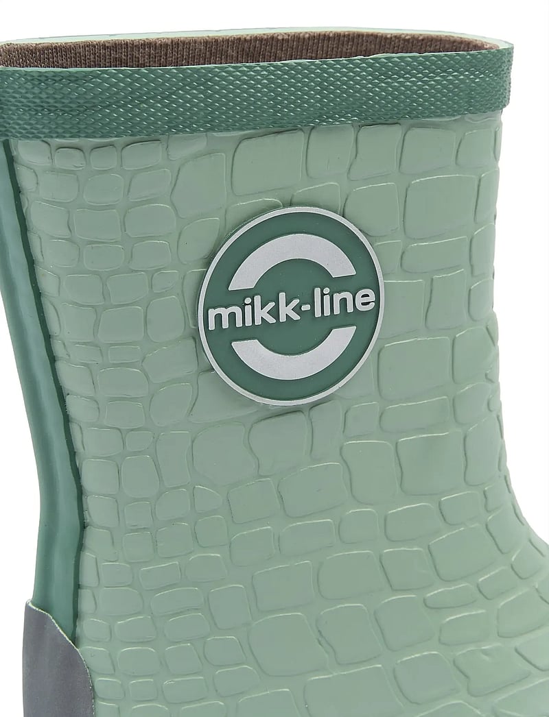 mikk-line - Wellies Dragon - Barefoot - ungefütterte gummistiefel - green milieu - 4