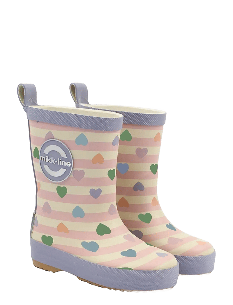 mikk-line - Wellies - ungefütterte gummistiefel - magic heart aop - 1