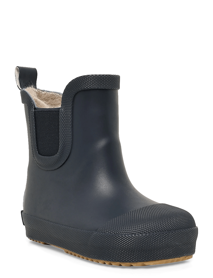mikk-line - Wellies Winter Short - Barefoot - fodrade gummistövlar - blue nights - 0