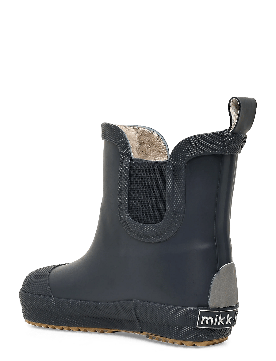 mikk-line - Wellies Winter Short - Barefoot - fodrade gummistövlar - blue nights - 1