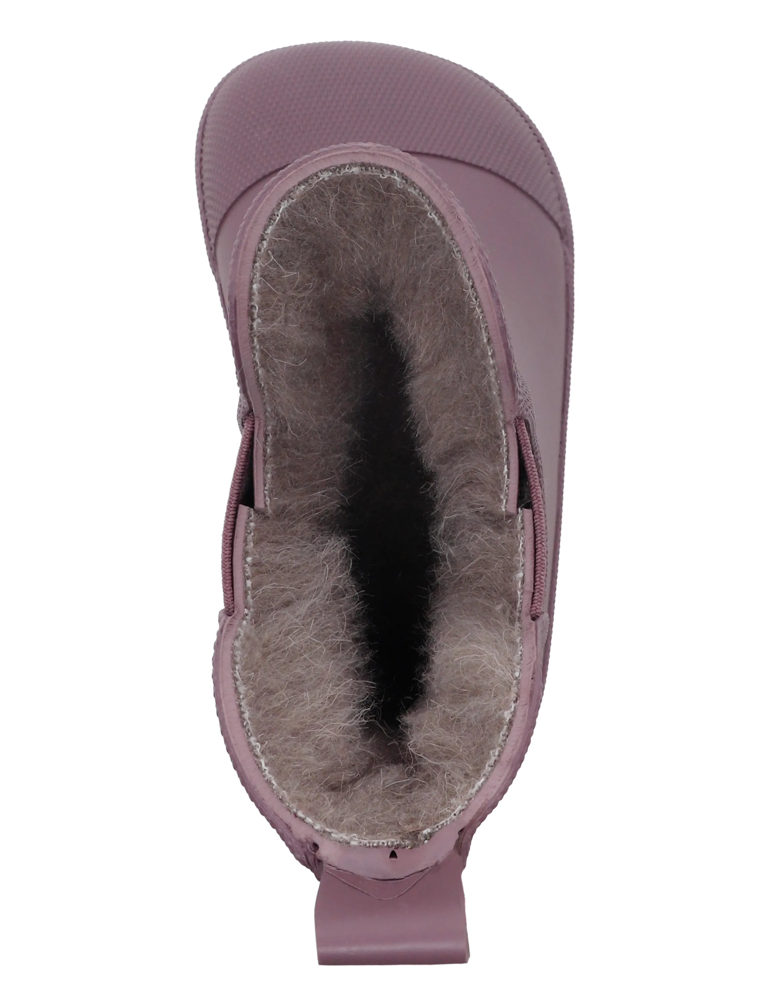 mikk-line - Wellies Winter Short - Barefoot - gefütterte gummistiefel - twilight mauve - 3
