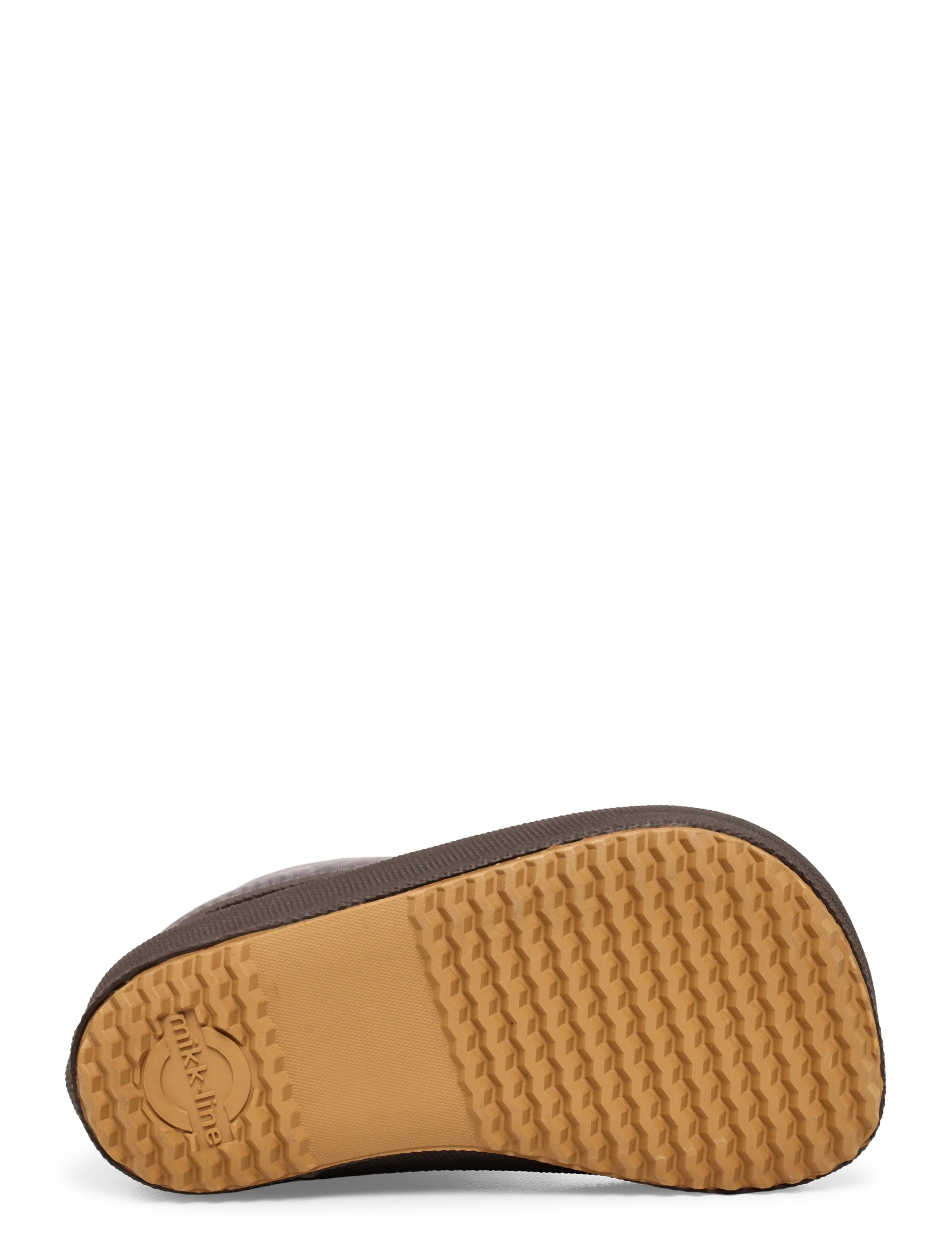 mikk-line - Wellies Winter Merged - Barefoot - gummistøvler med for - leaf aop - 4
