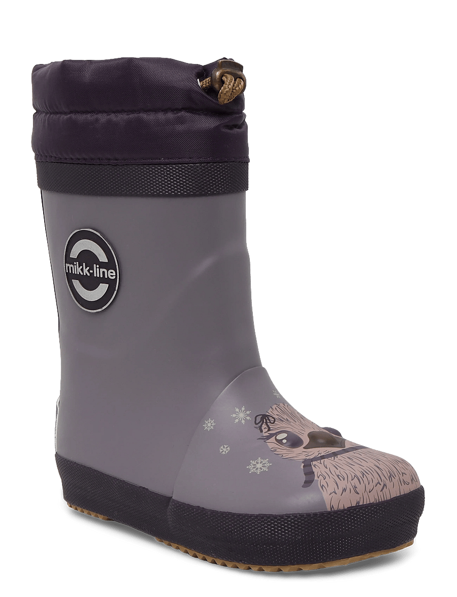 mikk-line - Wellies Winter 3D - Barefoot - shark - 0