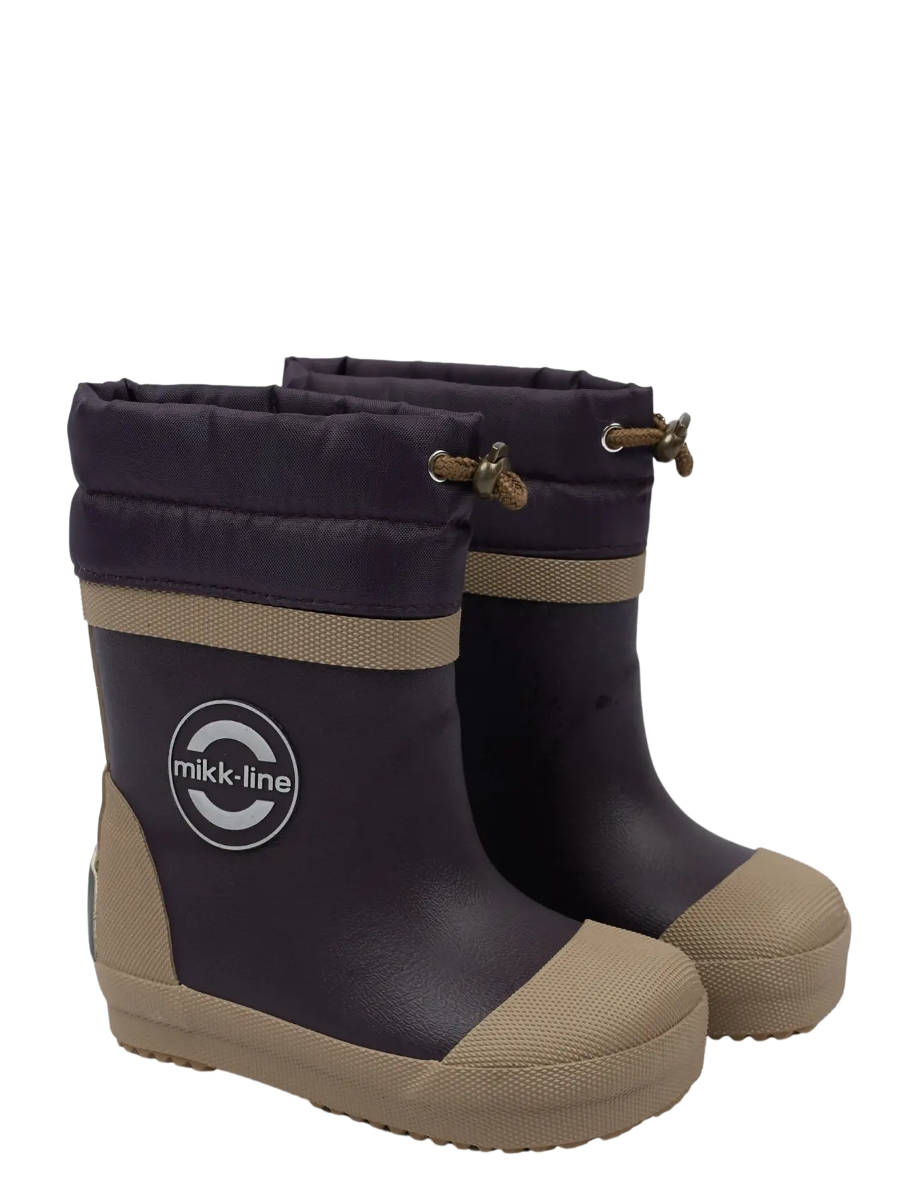 mikk-line Wellies Winter Mix Barefoot, Børn, Vinter Gummistøvler, Lila, Str: 24