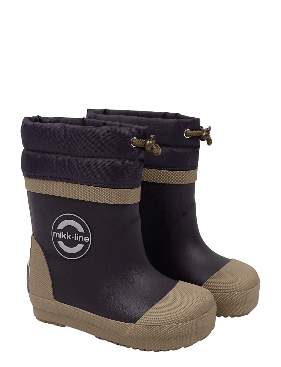 mikk-line - Wellies Winter mix - Barefoot - plum perfect - 0