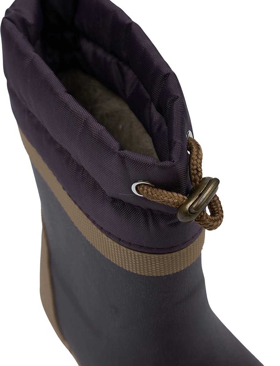 mikk-line - Wellies Winter mix - Barefoot - plum perfect - 4