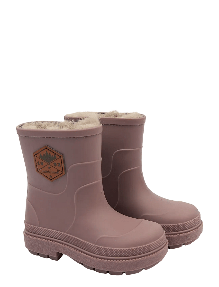 mikk-line - Wellies Winter TPE - gefütterte gummistiefel - twilight mauve - 0