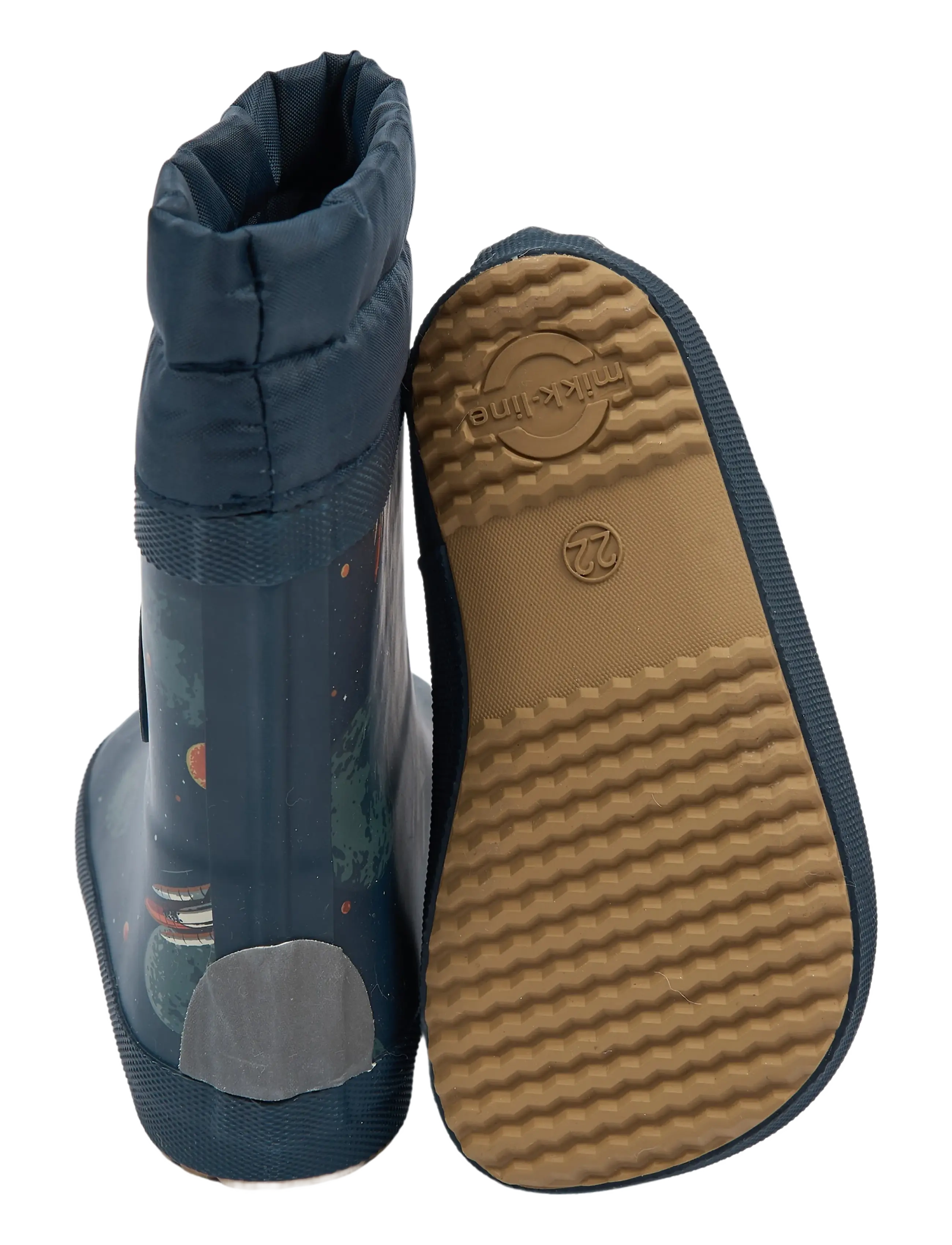 mikk-line - Wellies Winter AOP - Barefoot - space aop - 2