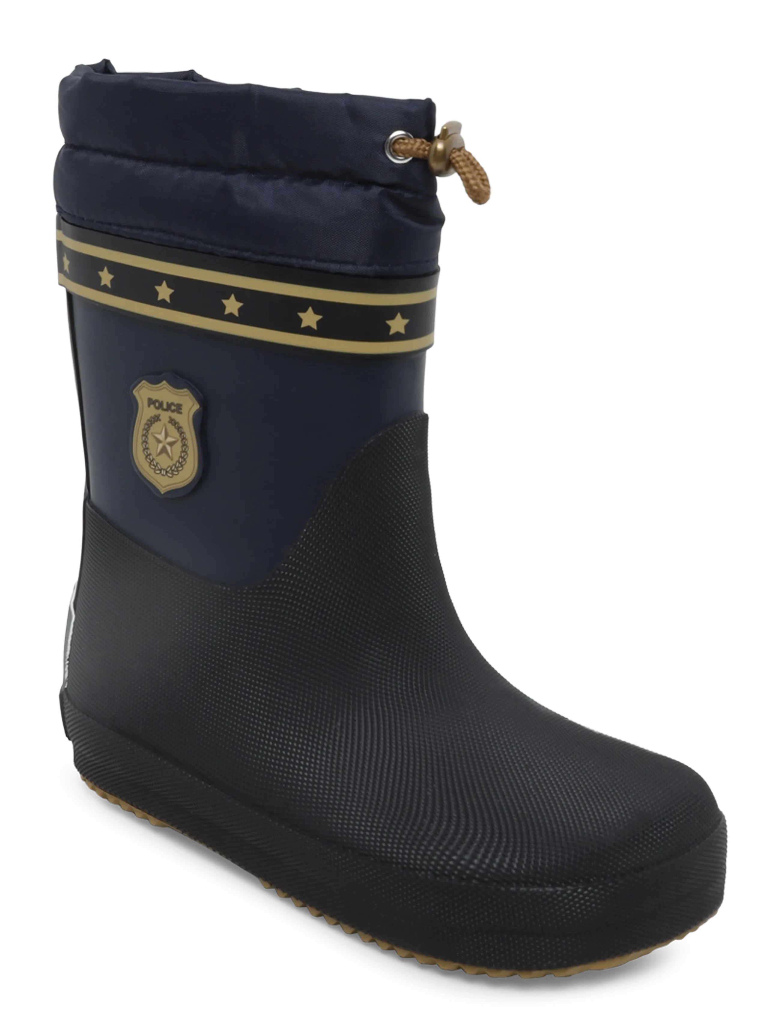 mikk-line Wellies Winter Police Barefoot, 35, Rubberboots, Marineblau - High Kinder