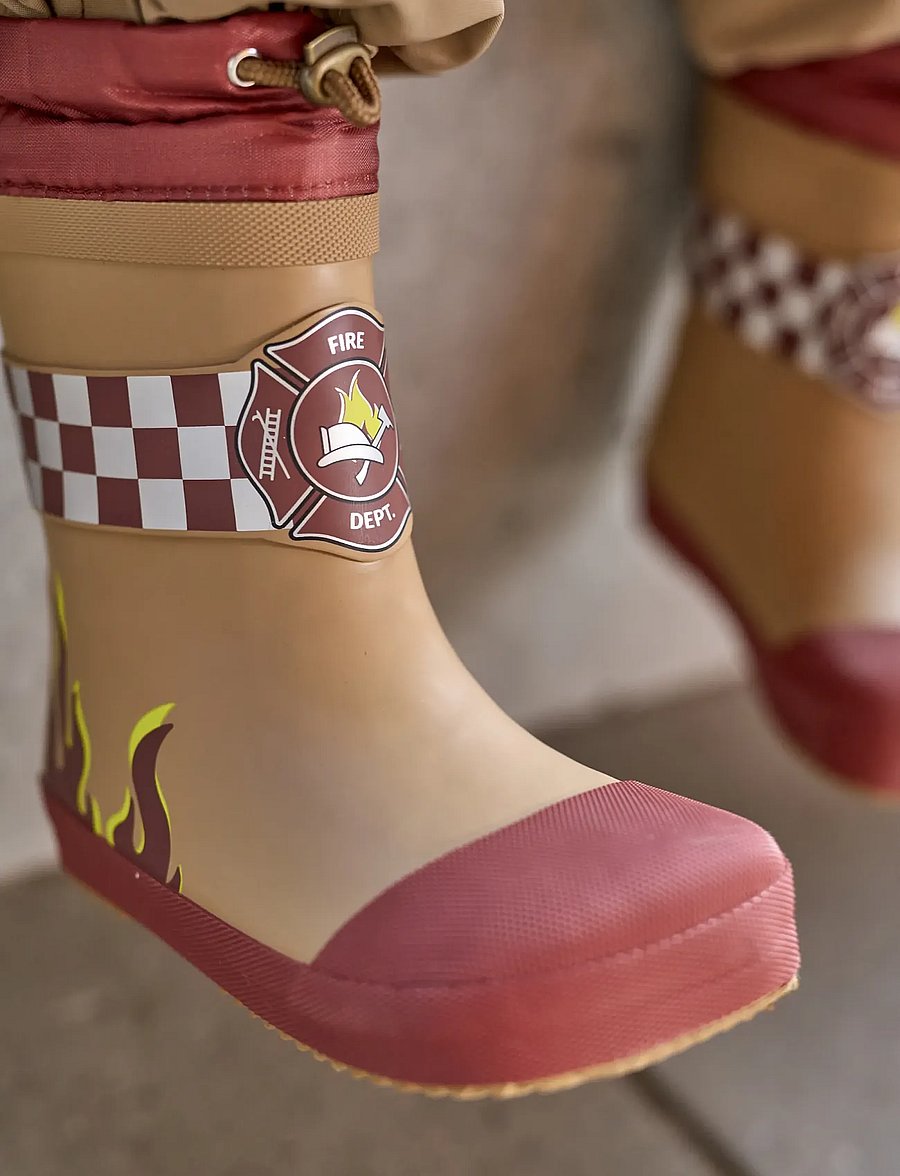 mikk-line - Wellies Winter Firefighter - Barefo - gefütterte gummistiefel - kelp - 0