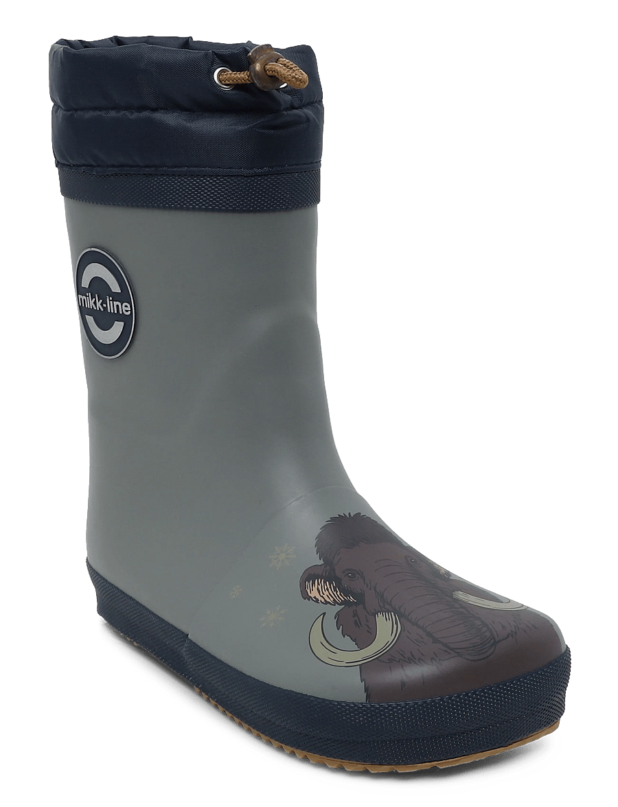 mikk-line - Wellies Winter - Barefoot - gefütterte gummistiefel - sedona sage - 0