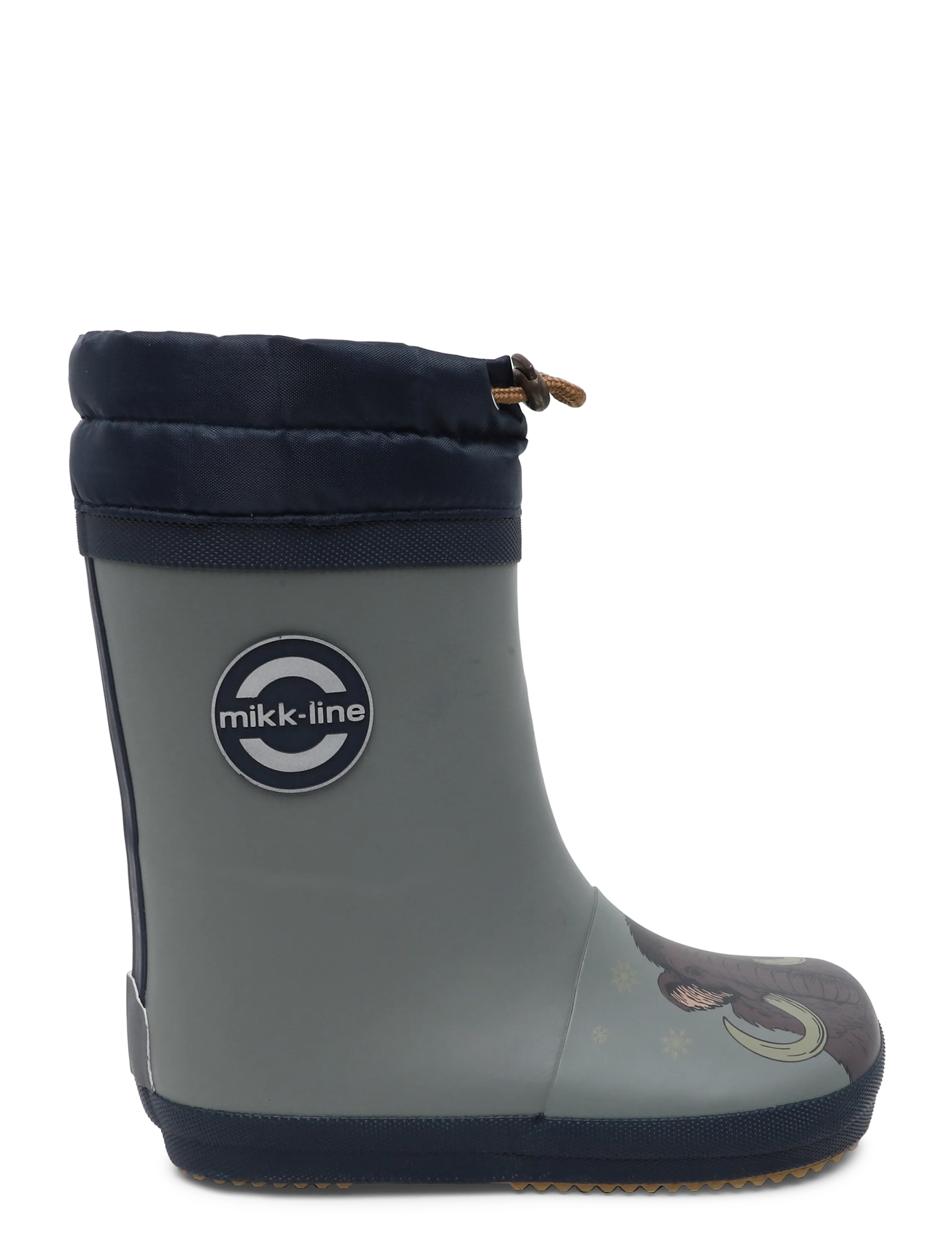 mikk-line - Wellies Winter - Barefoot - gefütterte gummistiefel - sedona sage - 2
