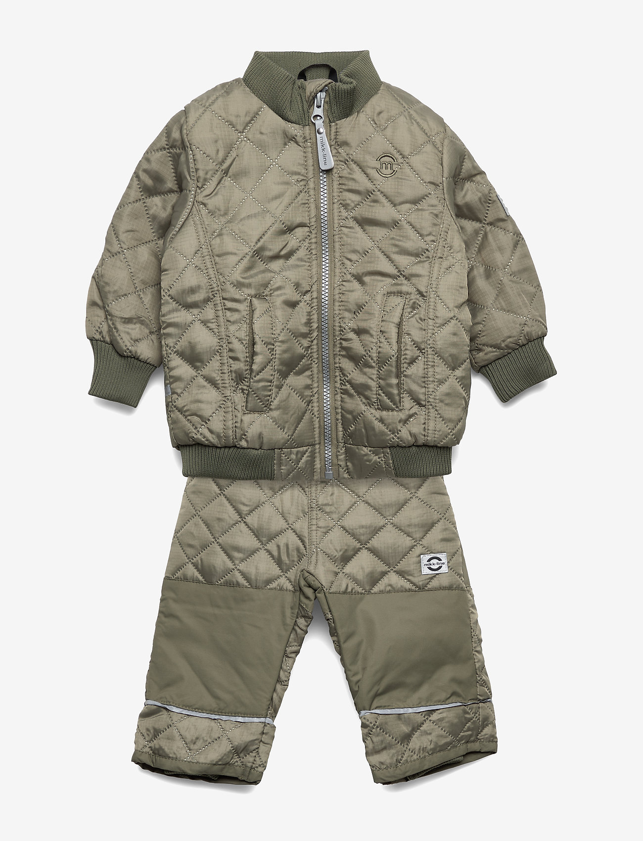 THERMO set w/fleece - DUSTY OLIVE