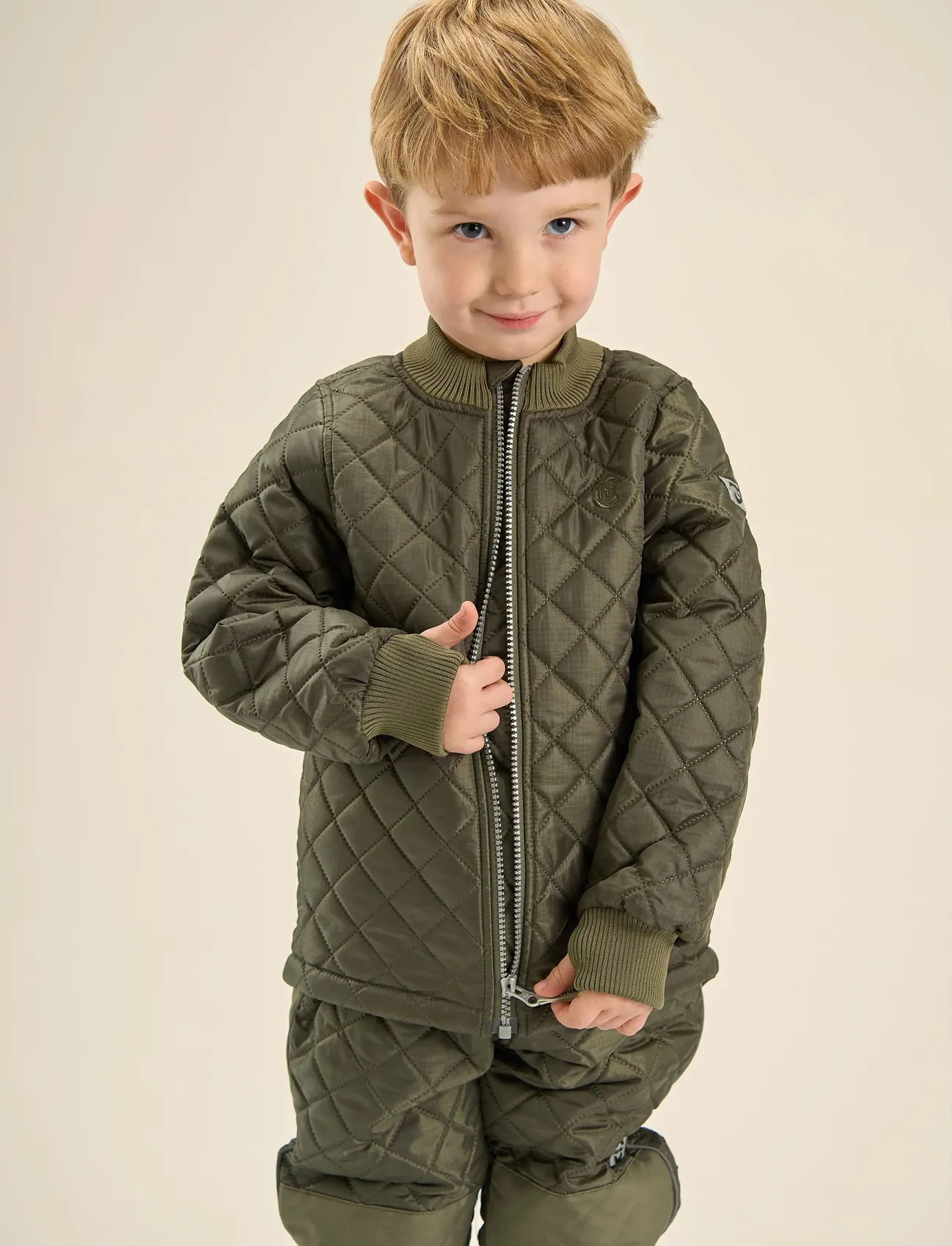 mikk-line Thermo Set, 140, Green, Termo-Yttertøj > Termo-Sæt, Børn